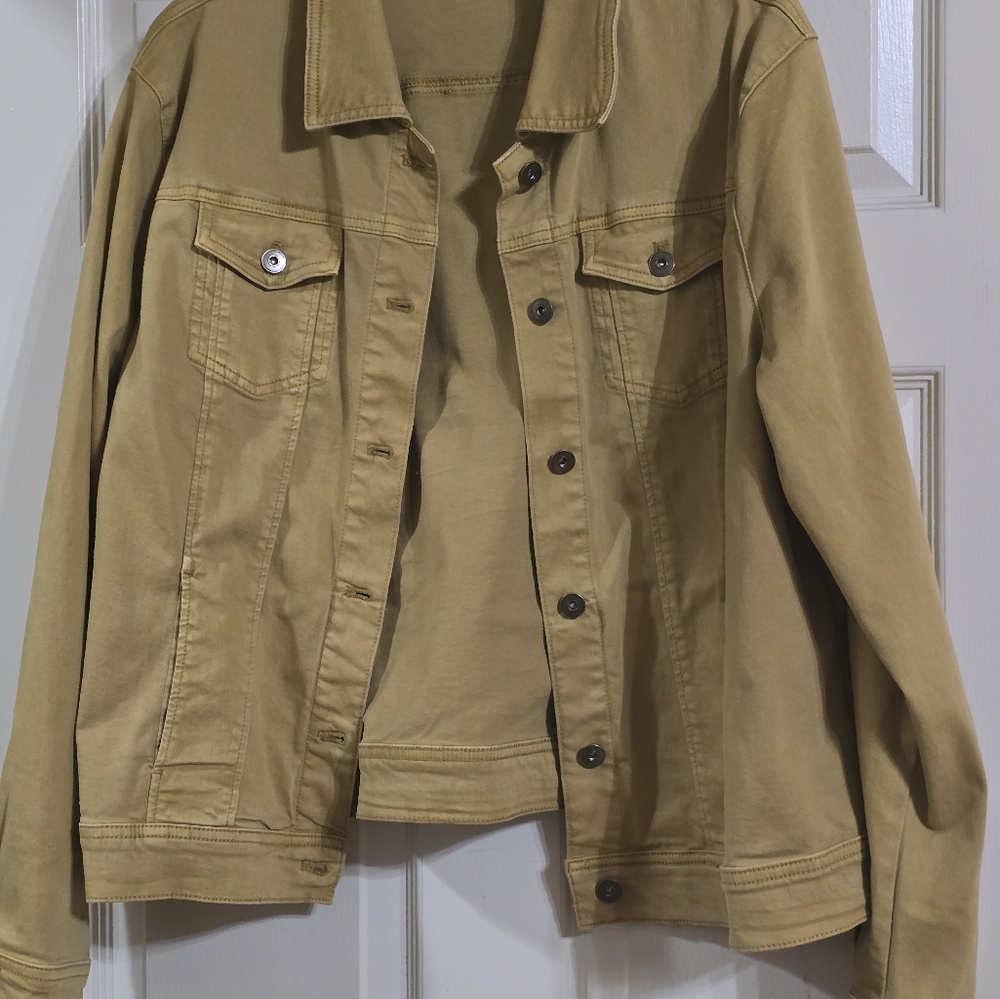 Charlie B Tan Denim Jacket